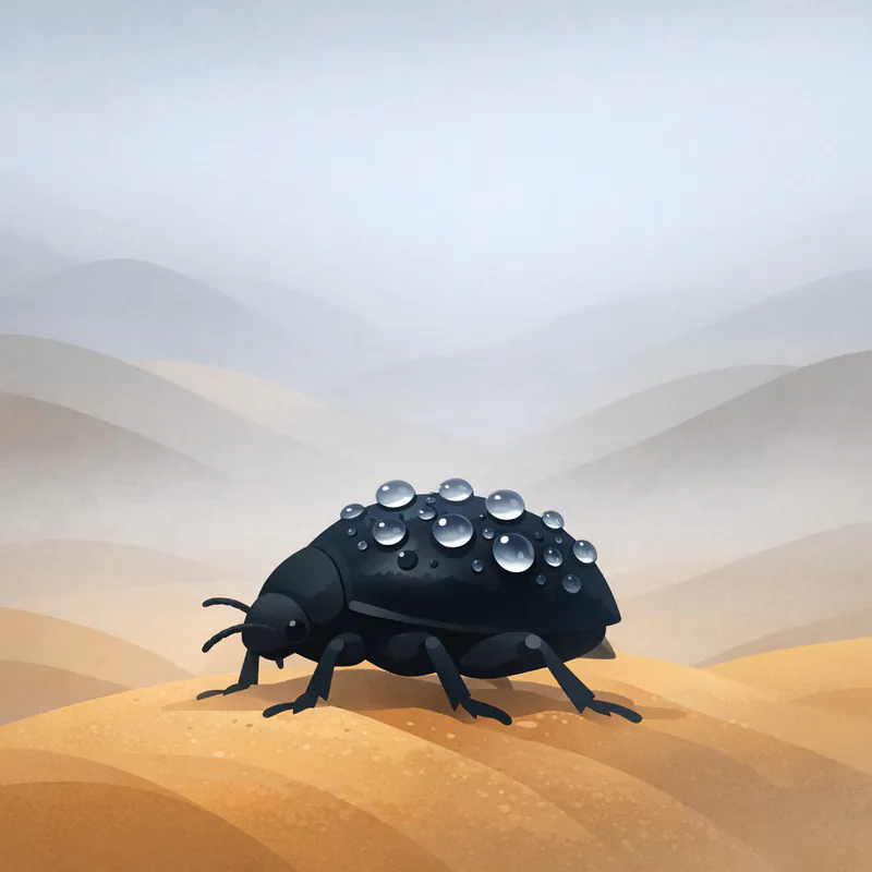 Namib Beetle: The Original Self-Filling Bottle