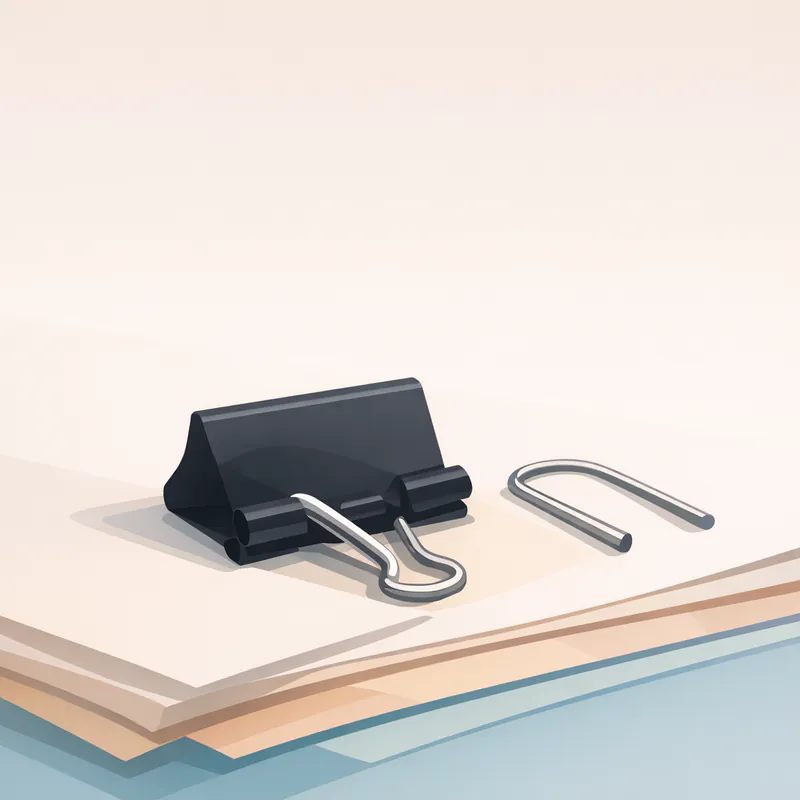 Binder Clip: Why the Handles Come Off