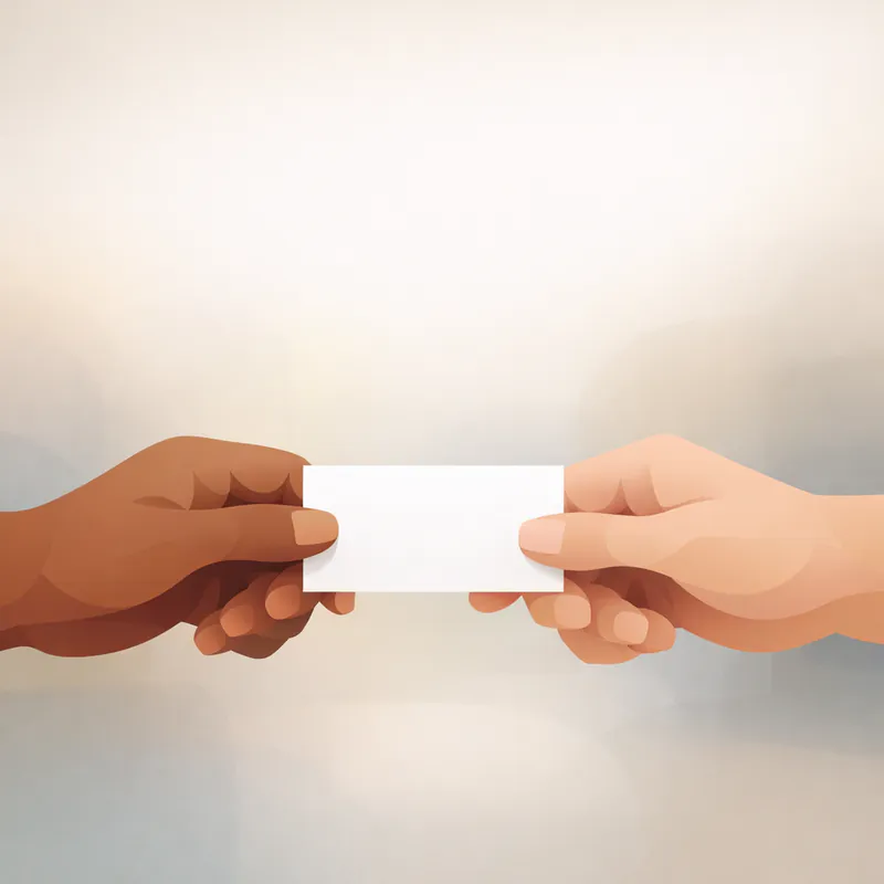 Why business cards determine social rank