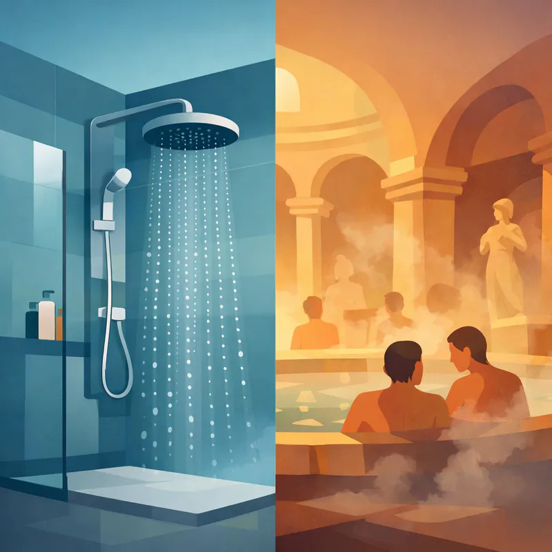 Why we bathe alone