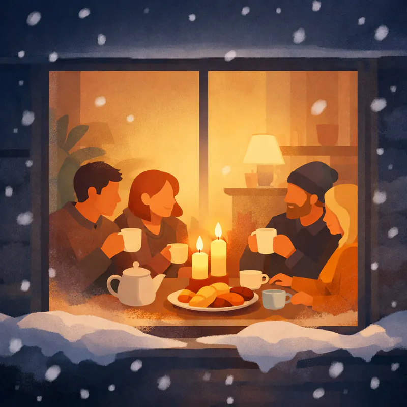 The word for feeling perfectly cozy