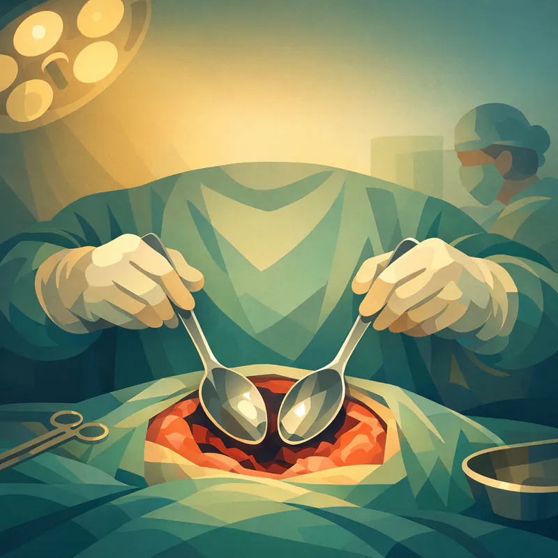 Defibrillator: A Boy and Two Spoons