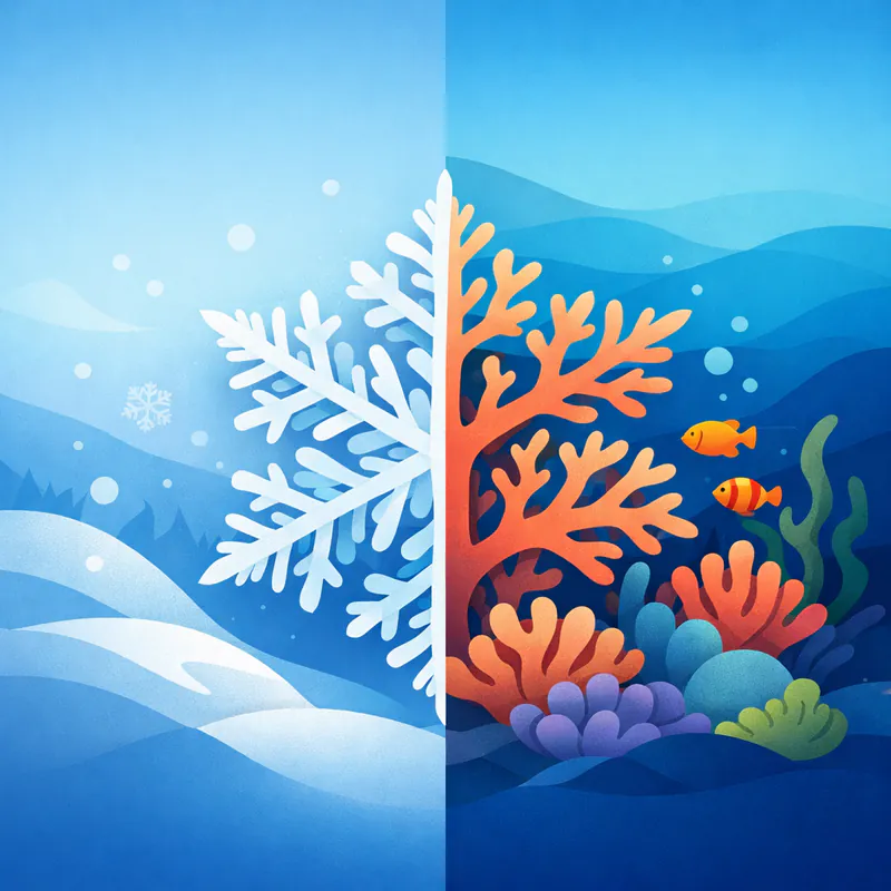 The Pattern in Snowflakes and Coral Reefs