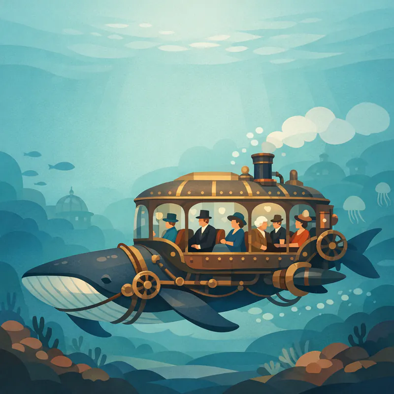 Whale-Buses & Flying Firemen: Victorian Futurism