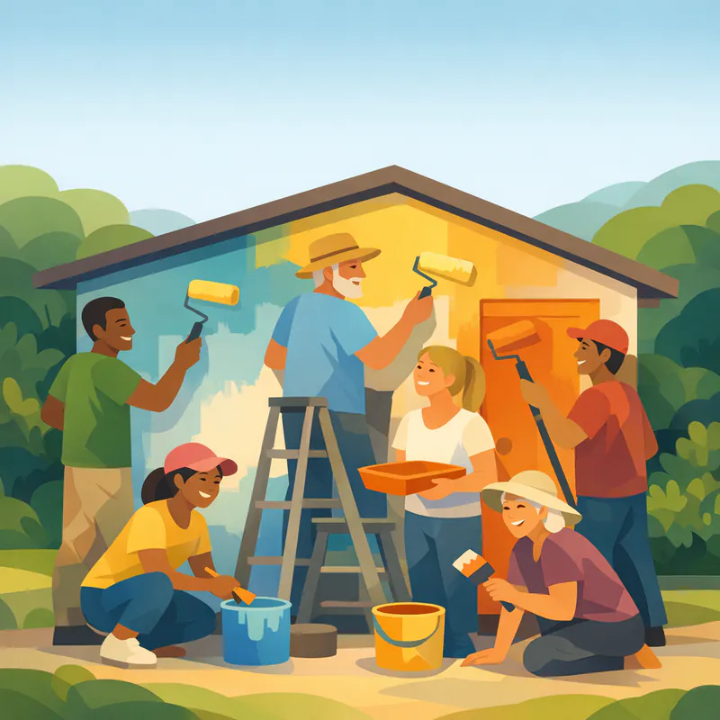 The word for when your neighbor's burden is yours