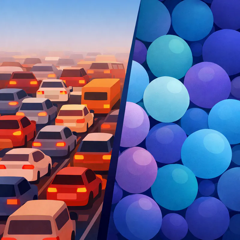 The Jamming Principle in Cereal and Glass