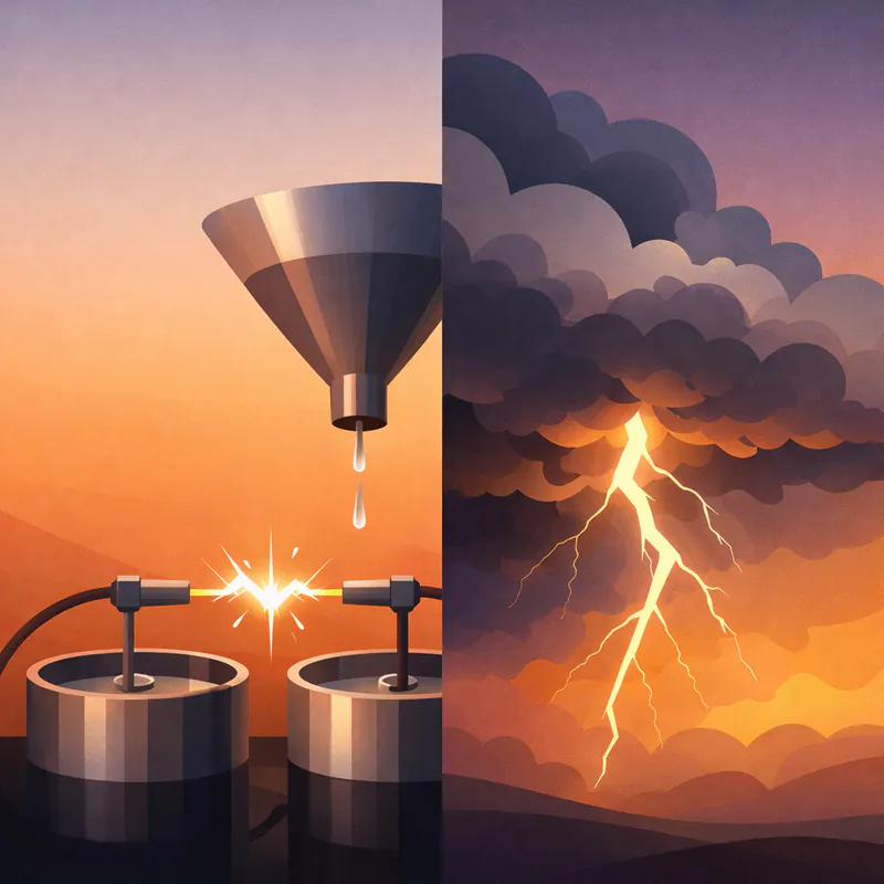 The Spark in a Teacup and a Thundercloud