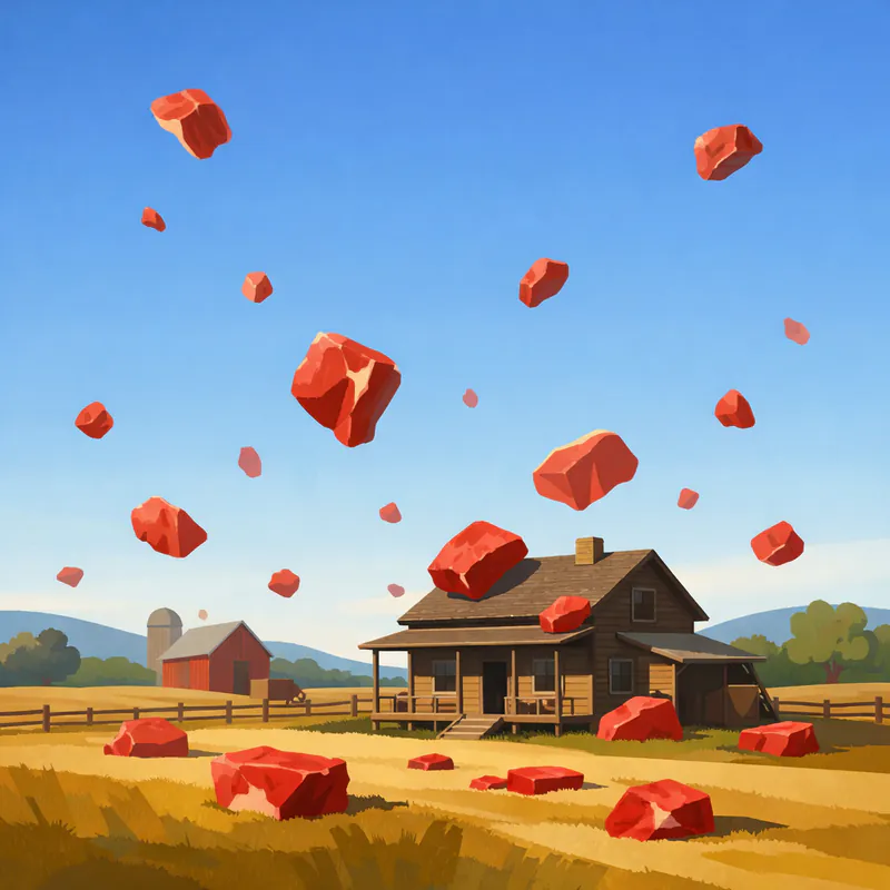 It Rained Meat Because a Bird Puked