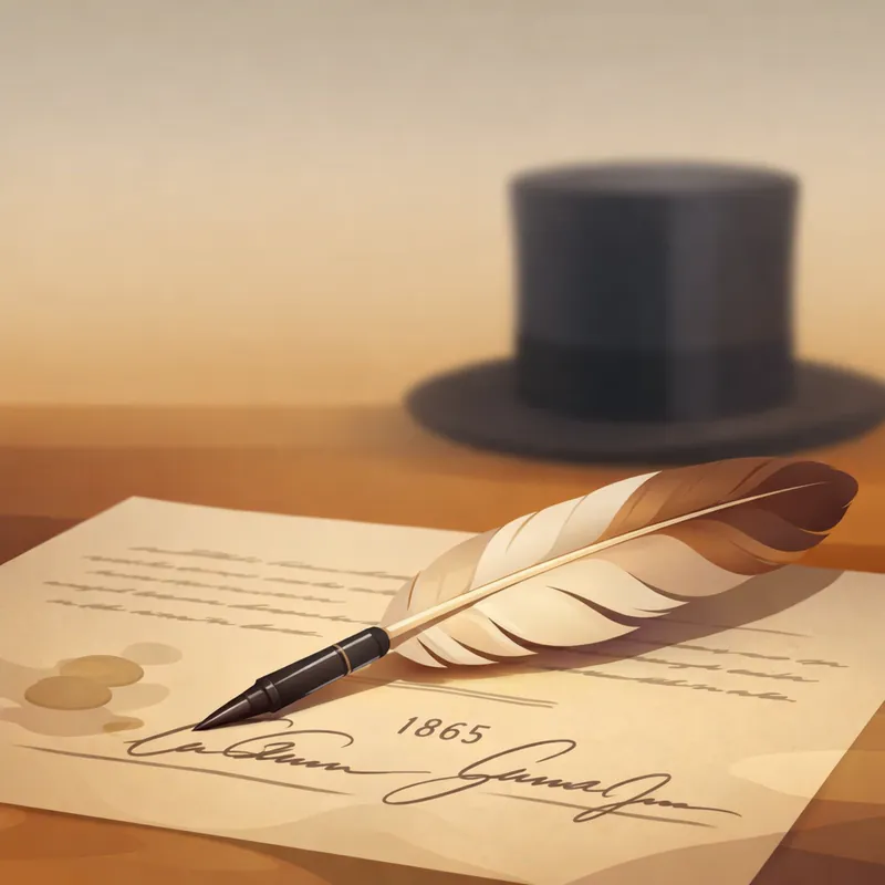 The Irony of Lincoln’s Last Signature