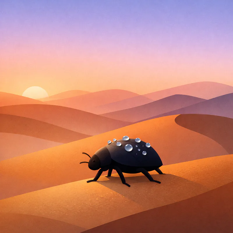 Namib Beetle: The Original Water Collector