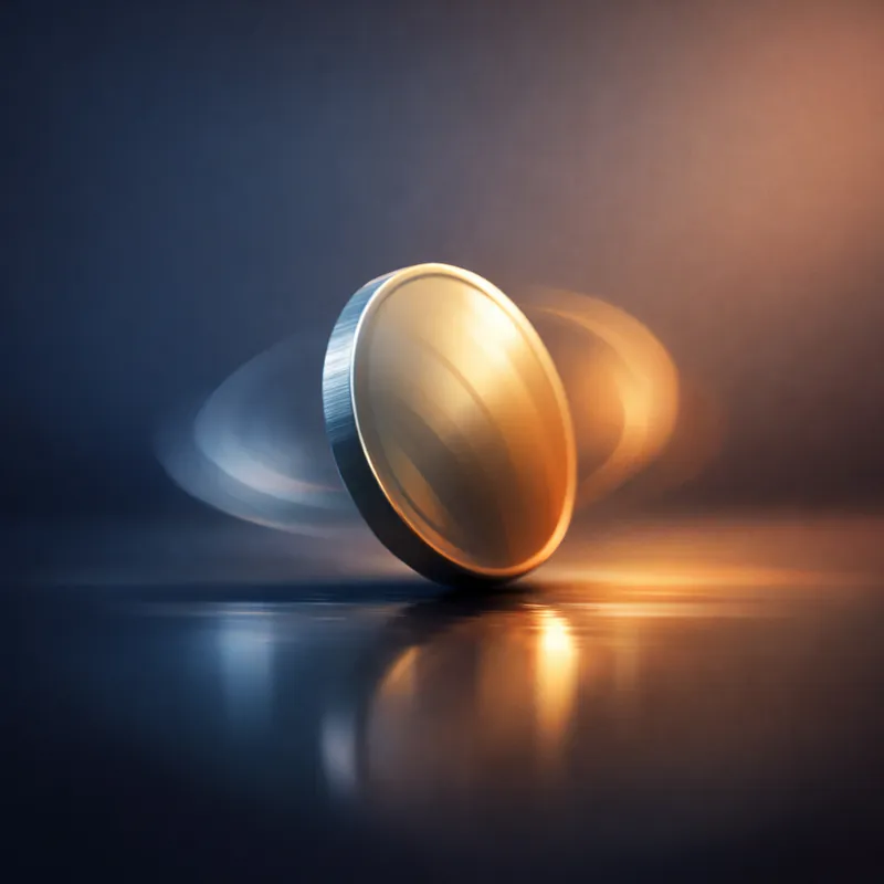 Why Does a Coin Spin Faster Before It Falls?