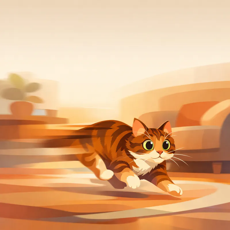 Why does my cat suddenly go wild?