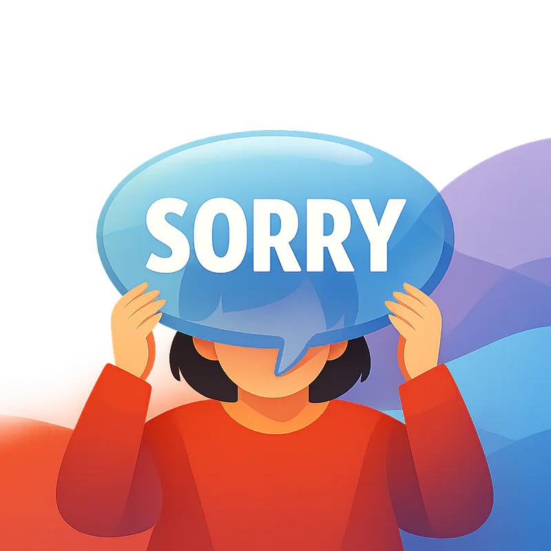 Why do we say sorry so much?