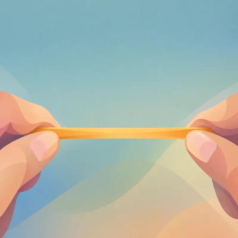 Why do rubber bands actually snap back?