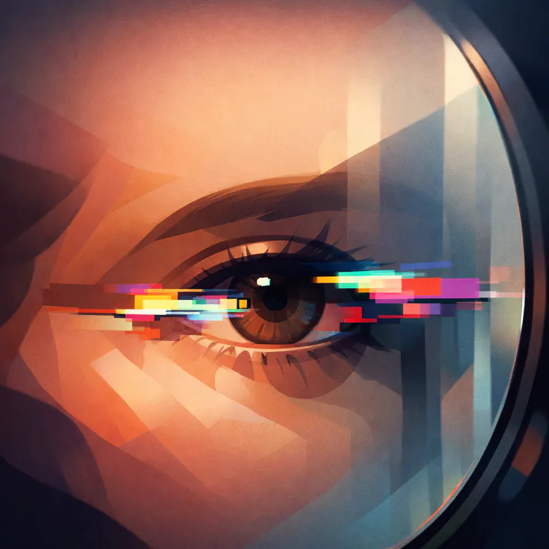 Why you can't see your eyes move