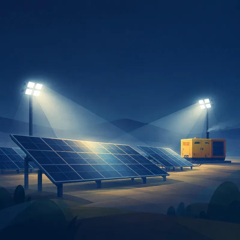 Burning Diesel to Fake Solar Power