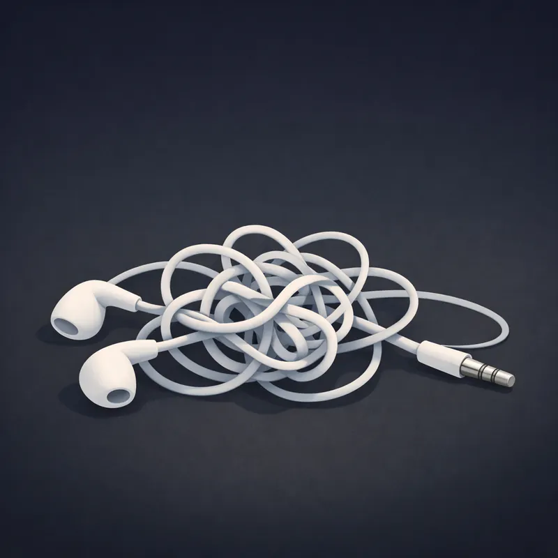 Why do headphones always tangle?