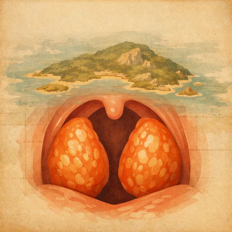 The Strange Case of the Orange Tonsils